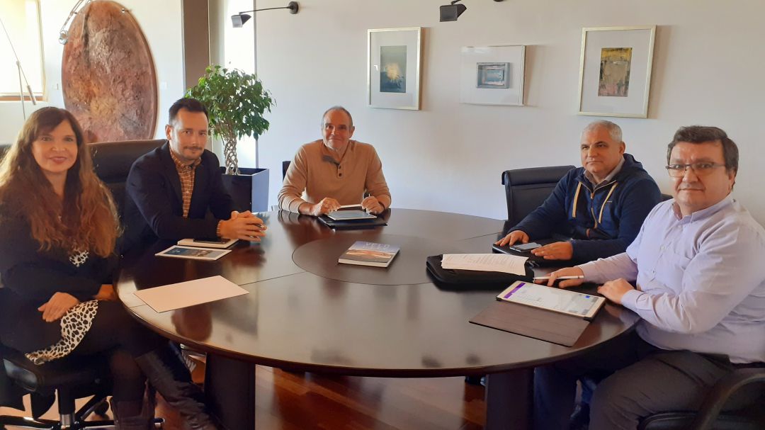 Imagen de la reunión en el Ayuntamiento de Ibiza. Imagen de la reunión en el Ayuntamiento de Ibiza.