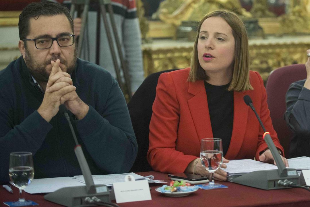Ana Carrera y Jaime Armario, diputados provinciales Ana Carrera y Jaime Armario, diputados provinciales