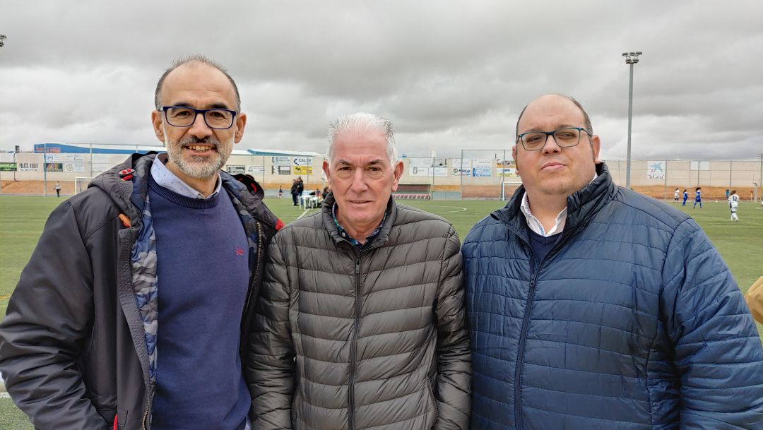 Fernando Hidalgo (izquierda) junto al exdelegado de Albacete (c) y a Juan Pablo Trujillo, candidato en 2016 Fernando Hidalgo (izquierda) junto al exdelegado de Albacete (c) y a Juan Pablo Trujillo, candidato en 2016