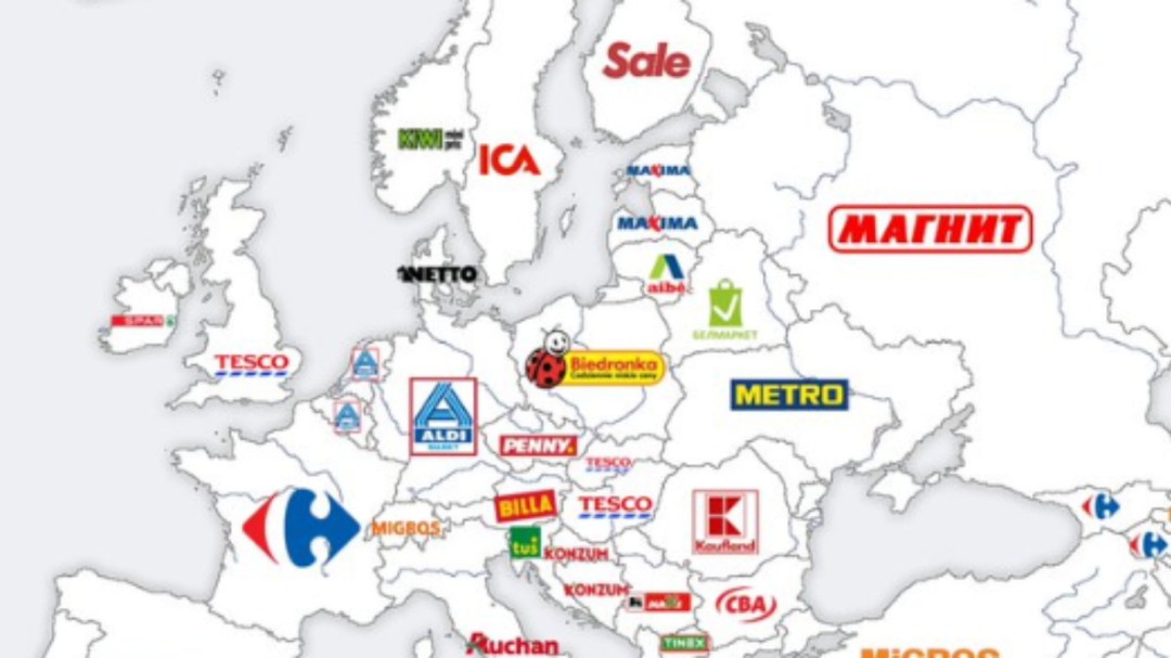 Indignación por este mapa con los supermercados más famosos por país: nadie entiende qué pasa en España