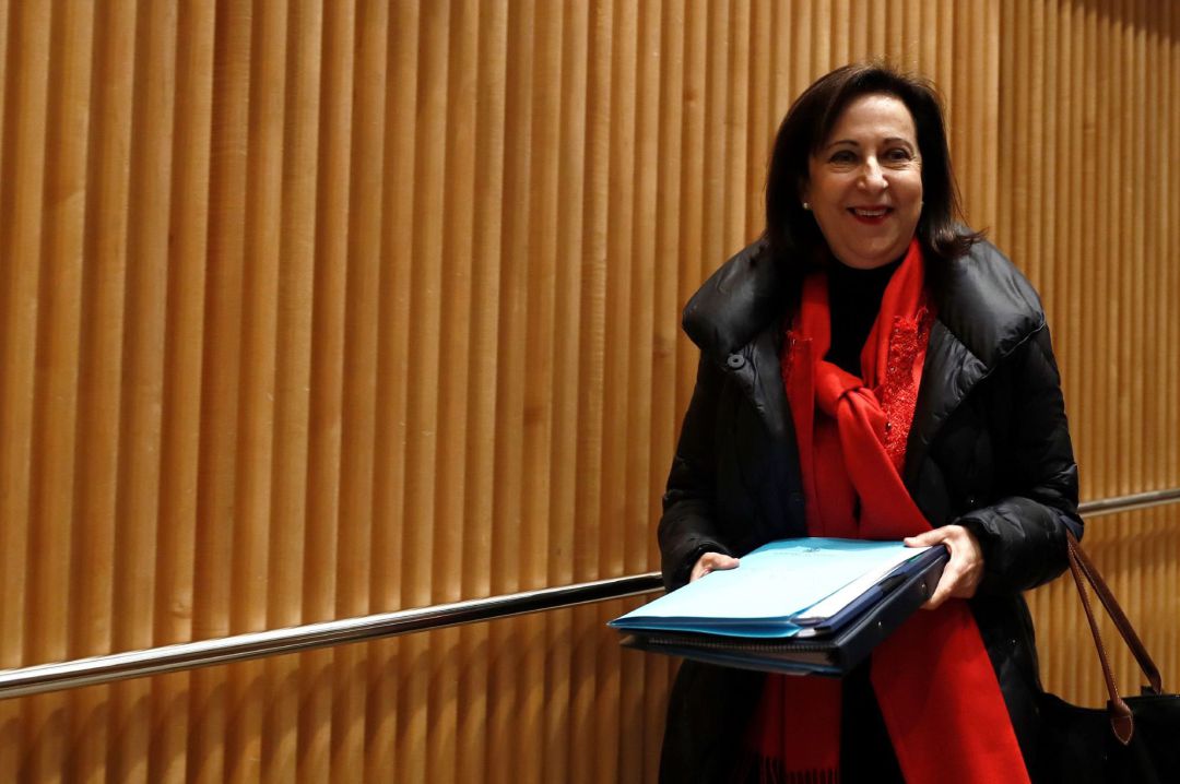 La ministra de Defensa, Margarita Robles antes de la comisión parlamentaria de Defensa en el Congreso La ministra de Defensa, Margarita Robles antes de la comisión parlamentaria de Defensa en el Congreso