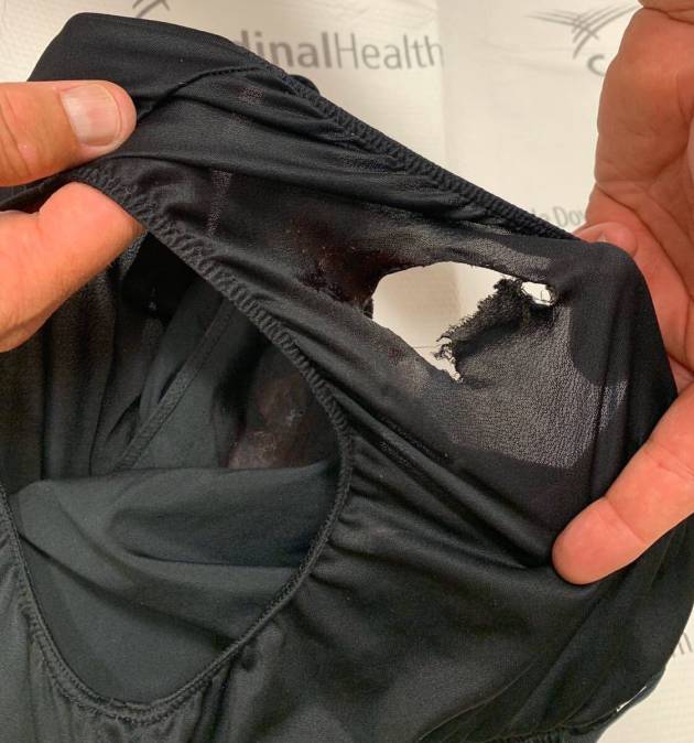 Así quedó la ropa interior de Zach McWhorter Así quedó la ropa interior de Zach McWhorter
