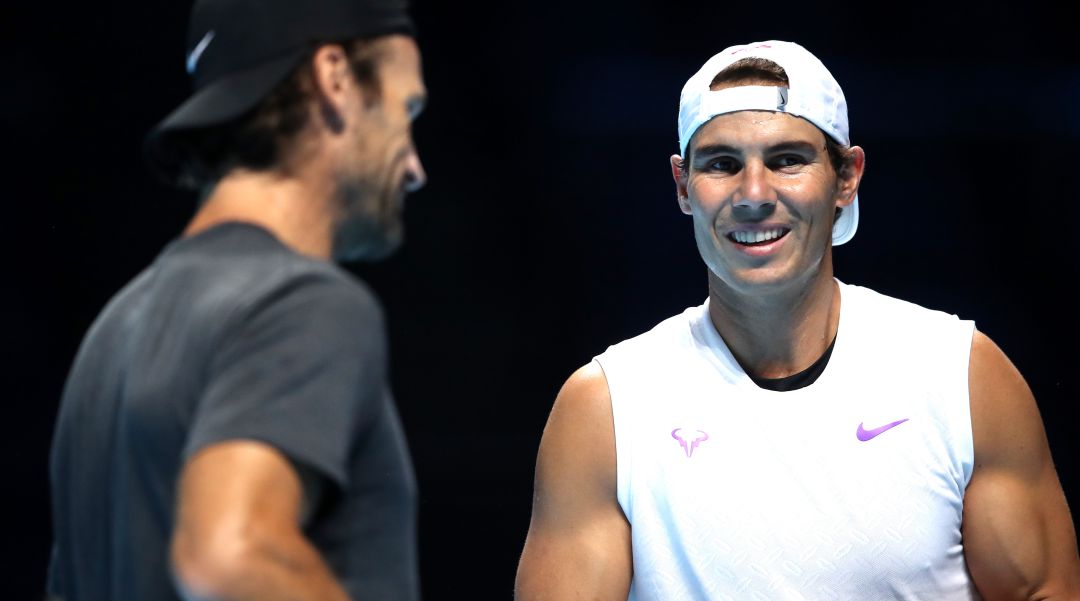 Carlos Moyà y Rafa Nadal. Carlos Moyà y Rafa Nadal.