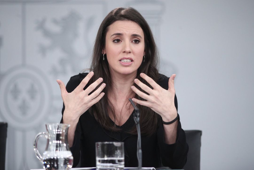 La ministra de Igualdad, Irene Montero. La ministra de Igualdad, Irene Montero.