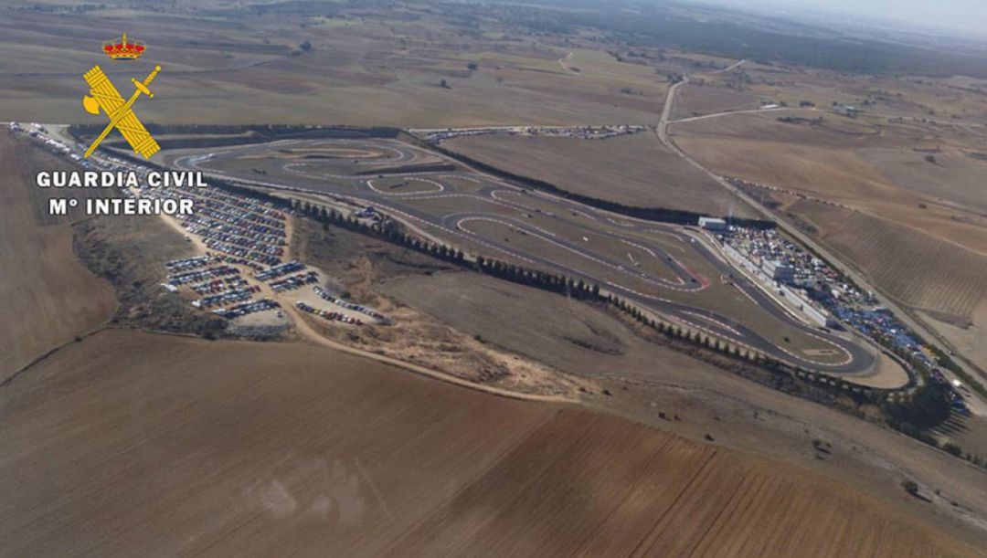 Imagen de archivo del circuito Kotarr de Tubilla del Lago Imagen de archivo del circuito Kotarr de Tubilla del Lago