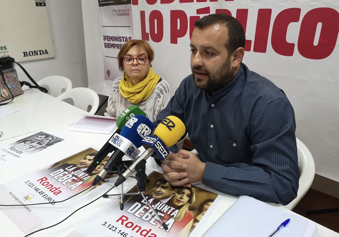 Izquierda Unida denuncia que la Junta debe a Ronda más de tres millones de euros por la Patrica