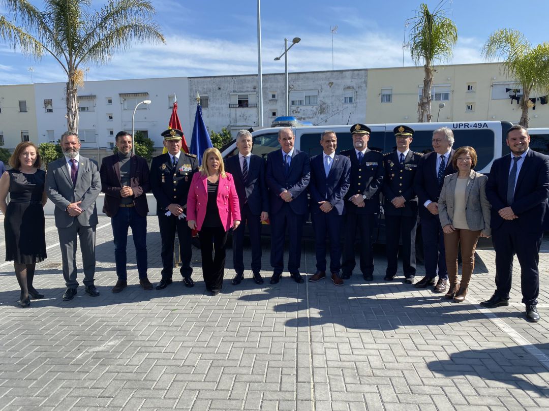 El Ministro del Interior durante el acto en la comisaría de la Policía Nacional en Jerez El Ministro del Interior durante el acto en la comisaría de la Policía Nacional en Jerez