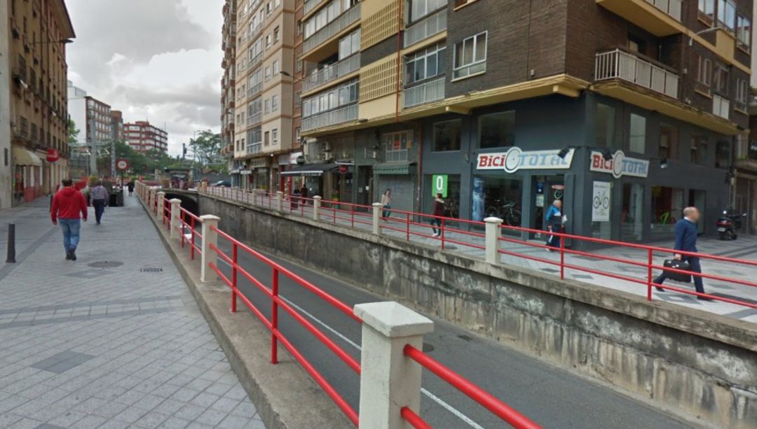 Aspecto actual del túnel de la calle Labradores Aspecto actual del túnel de la calle Labradores
