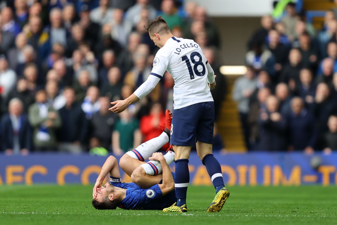 Lo Celso y Azpilicueta Lo Celso y Azpilicueta