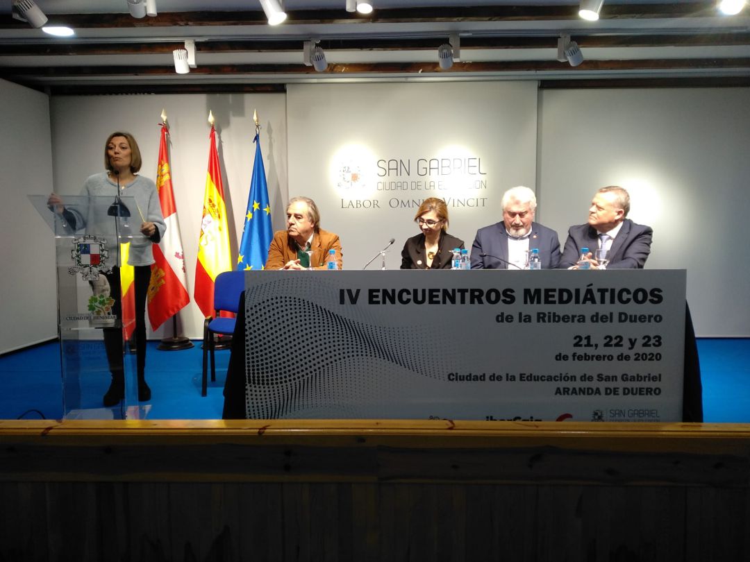 Autoridades que formaron parte del debate por la España rural en San Gabriel Ciudad de la Educación Autoridades que formaron parte del debate por la España rural en San Gabriel Ciudad de la Educación