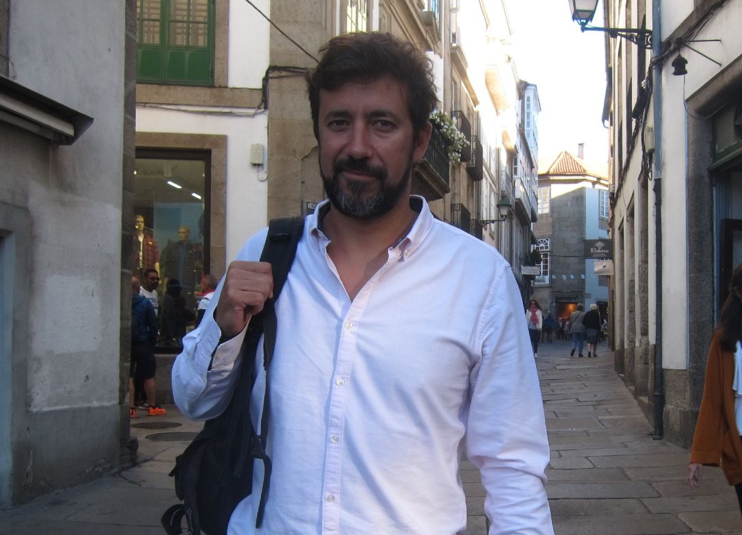 El secretario general de Podemos en Galicia, Antón Gómez-Reino El secretario general de Podemos en Galicia, Antón Gómez-Reino