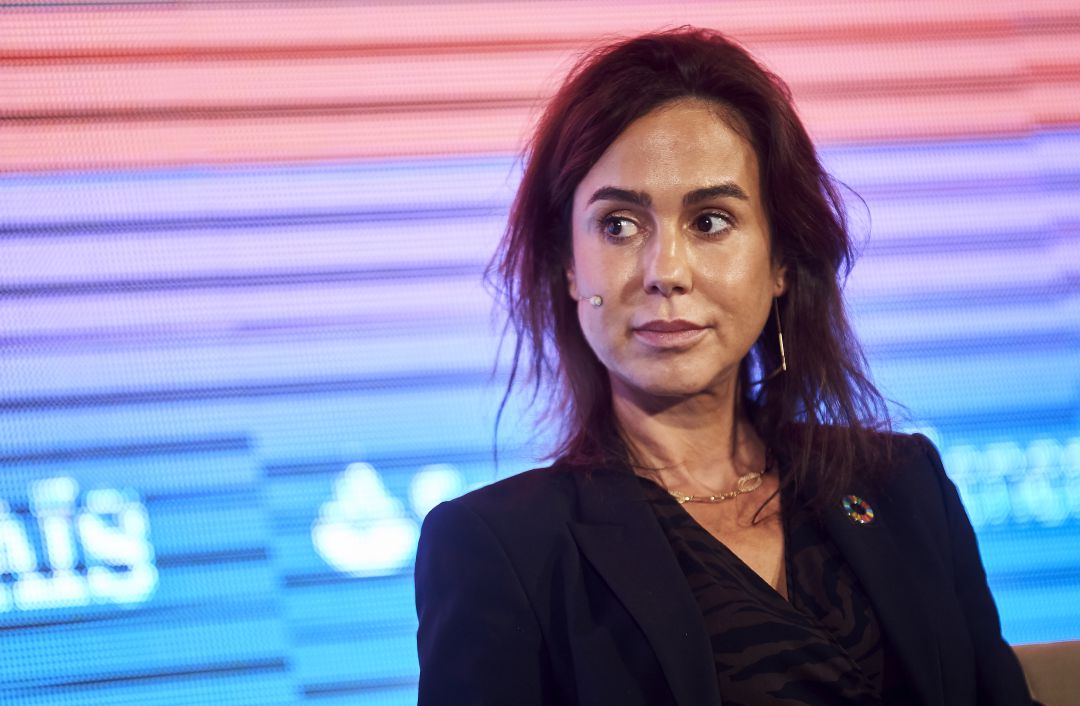 La presidenta de Adif, Isabel Pardo de Vera, durante un acto. La presidenta de Adif, Isabel Pardo de Vera, durante un acto.