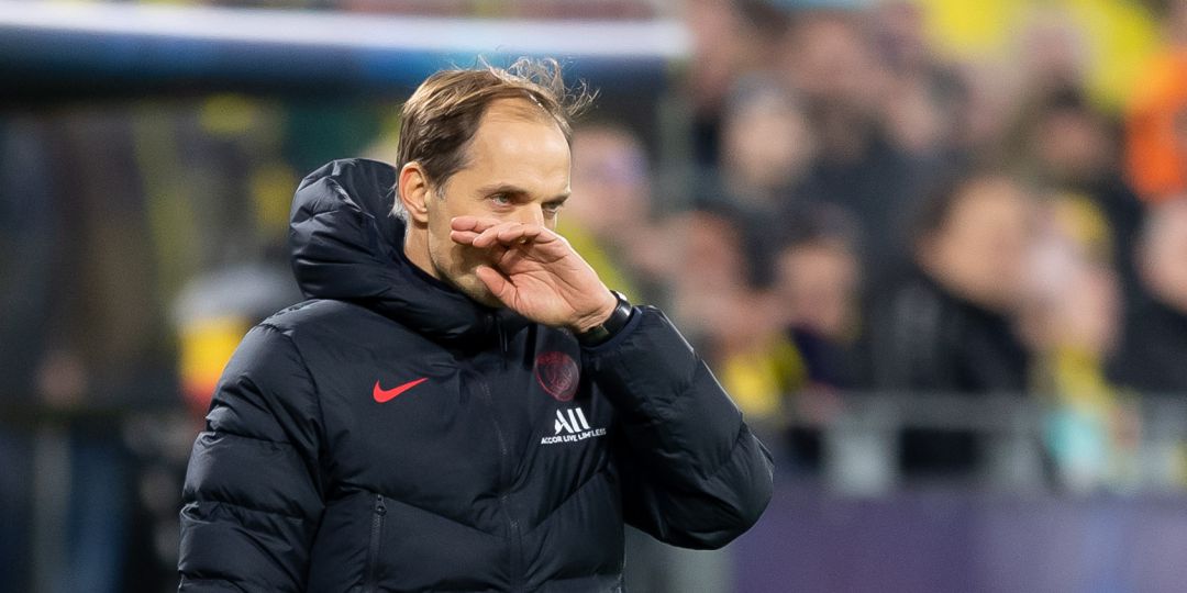 Thomas Tuchel, durante el partido ante el Dortmund del pasado martes Thomas Tuchel, durante el partido ante el Dortmund del pasado martes