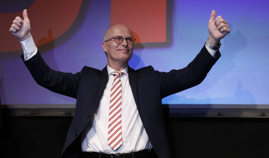 El candidato del Partido Socialdemócrata, Peter Tschentscher El candidato del Partido Socialdemócrata, Peter Tschentscher