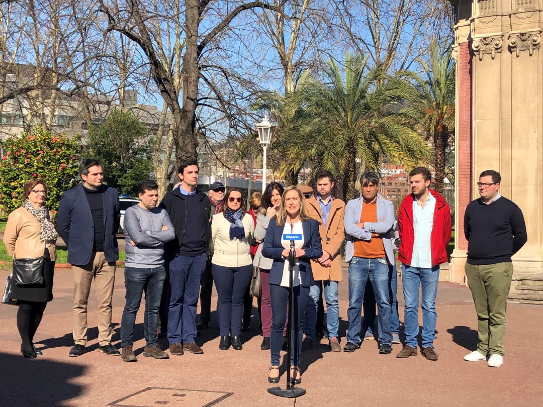 La secretaria general del PP vasco, Amaya Fernández, en una comparecencia en Bilbao un día antes de la reunión de la junta directiva regional de su partido La secretaria general del PP vasco, Amaya Fernández, en una comparecencia en Bilbao un día antes de la reunión de la junta directiva regional de su partido