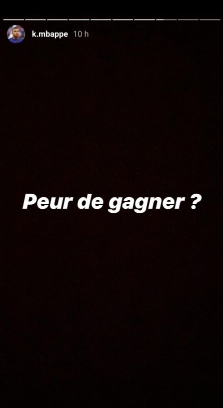 Mbappé responde a los ultras: "¿Miedo a ganar?" Mbappé responde a los ultras: "¿Miedo a ganar?"