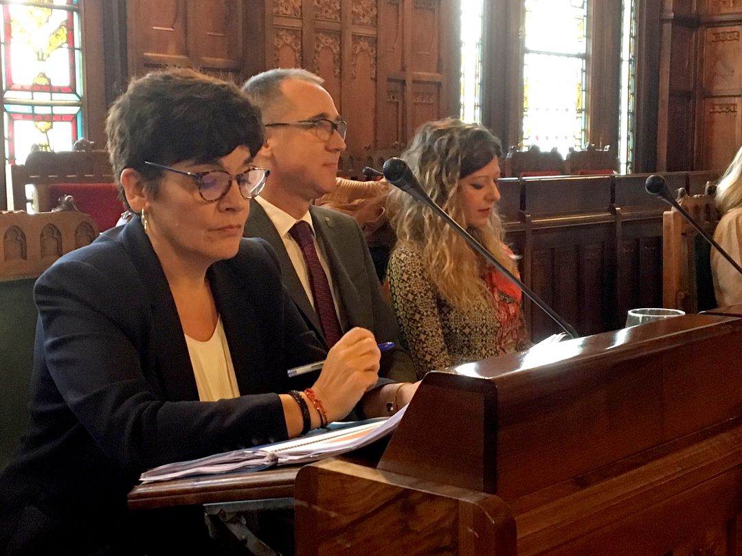En el centro, el consejero de Sanidad, Pablo Fernández, durante una comparecencia en la Junta General del Principado En el centro, el consejero de Sanidad, Pablo Fernández, durante una comparecencia en la Junta General del Principado