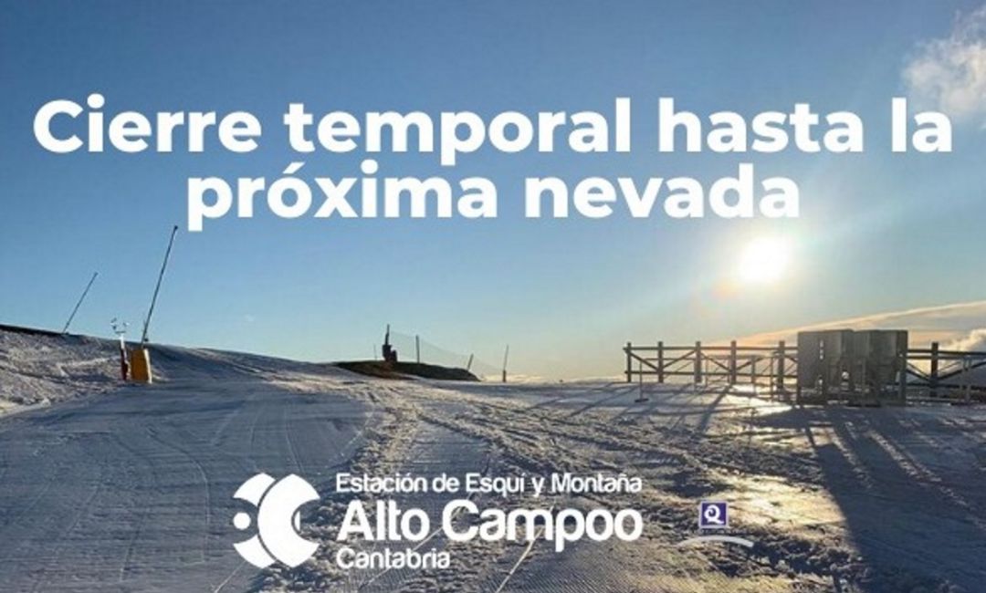 No hay una previsión por parte de la empresa pública CANTUR de cuándo se pueden volver a abrir las pistas de la estación de esquí No hay una previsión por parte de la empresa pública CANTUR de cuándo se pueden volver a abrir las pistas de la estación de esquí