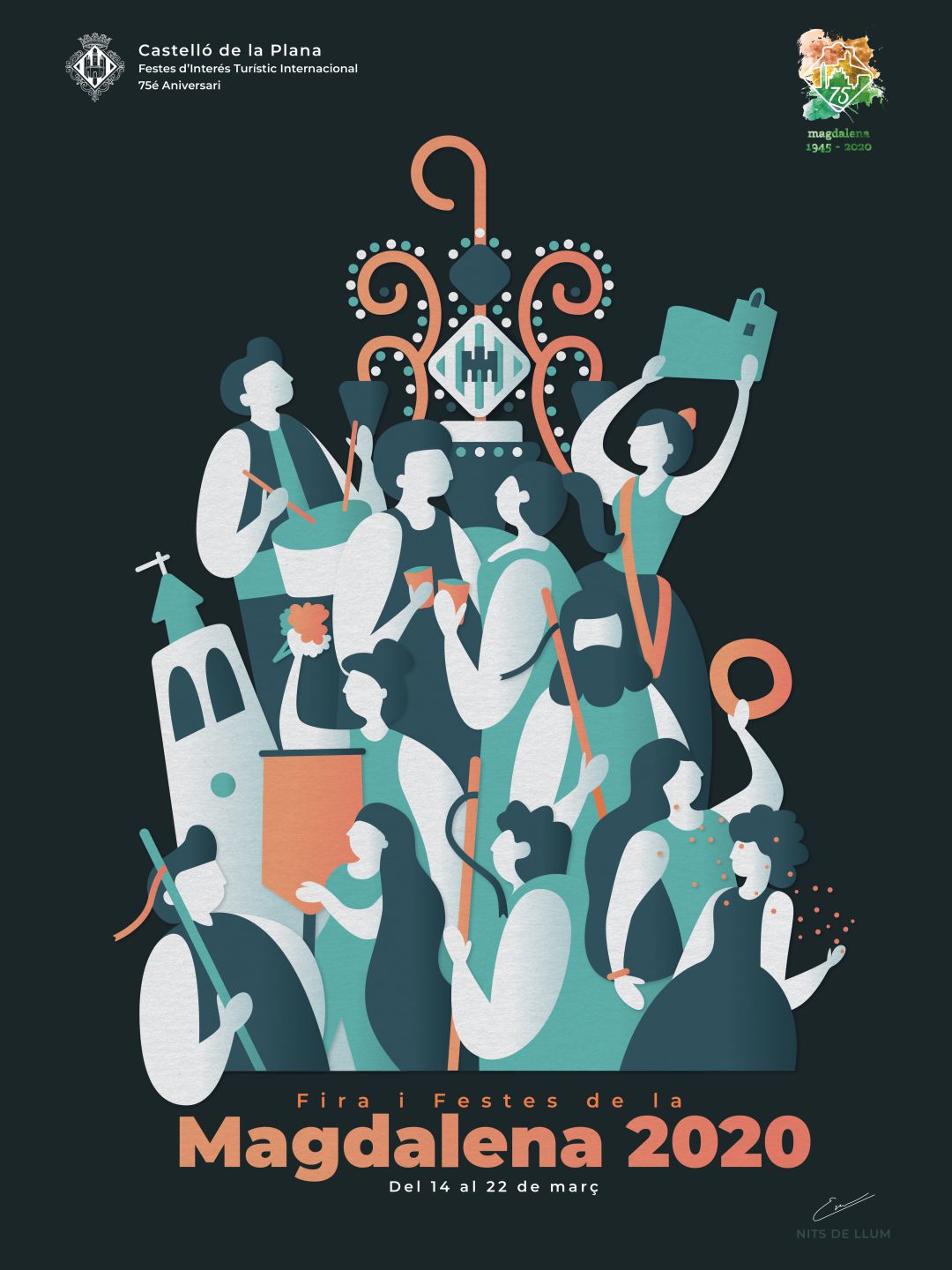 Cartel de las fiestas de la Magdalena 2020 Cartel de las fiestas de la Magdalena 2020