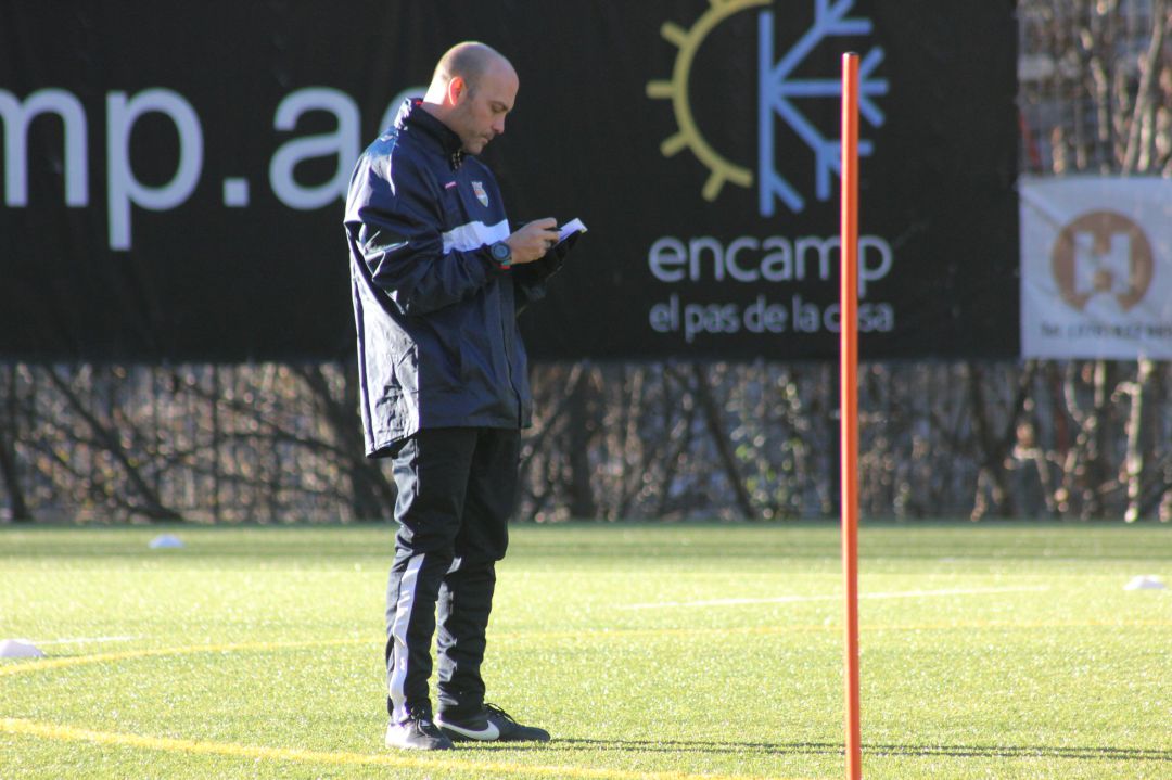 Gabri Garcia, ex entrenador del FC Andorra. Gabri Garcia, ex entrenador del FC Andorra.