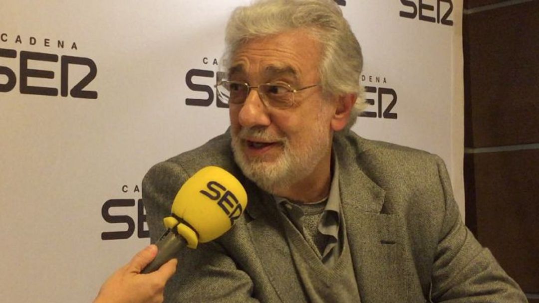 Foto de archivo de Placido Domingo en diciembre de 2017 Foto de archivo de Placido Domingo en diciembre de 2017