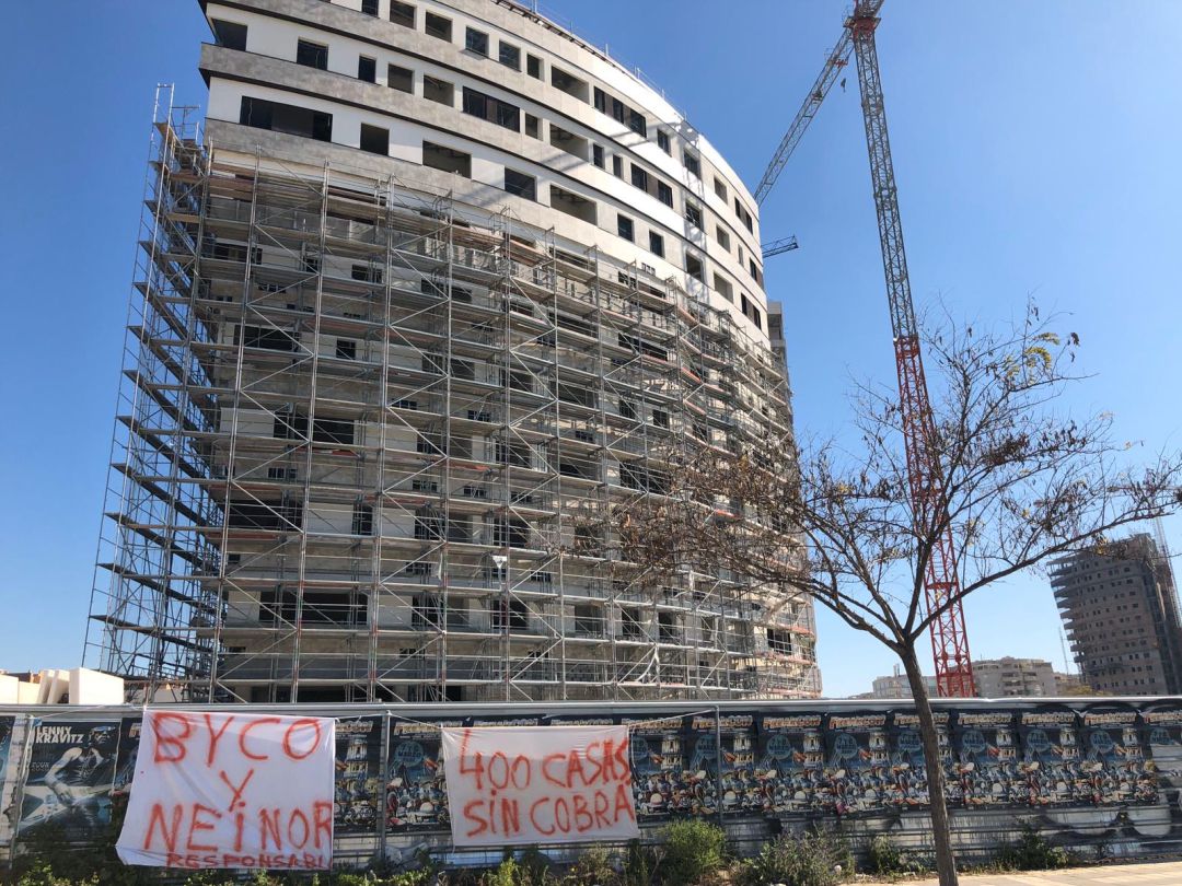 La promoción, aún en fase de construcción, en el barrio malagueño de Teatinos La promoción, aún en fase de construcción, en el barrio malagueño de Teatinos