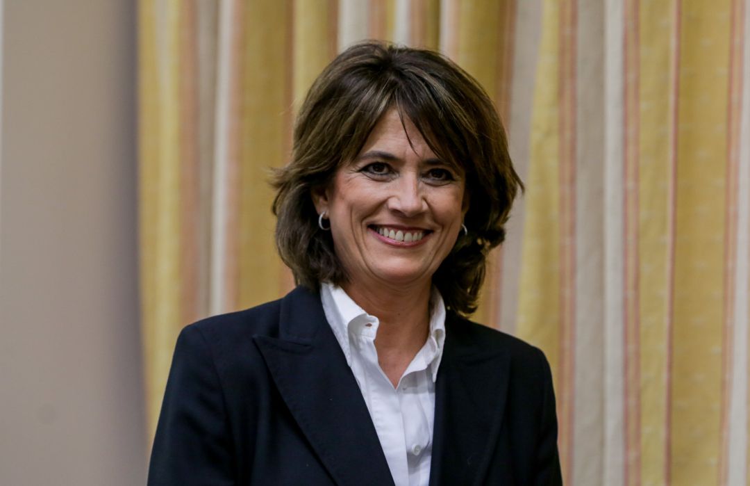 La exministra de Justicia y fiscal Dolores Delgado, a su llegada a la Comisión de Justicia del Congreso de los Diputados para comparecer en relación con su propuesta de nombramiento como Fiscal General del Estado. La exministra de Justicia y fiscal Dolores Delgado, a su llegada a la Comisión de Justicia del Congreso de los Diputados para comparecer en relación con su propuesta de nombramiento como Fiscal General del Estado.