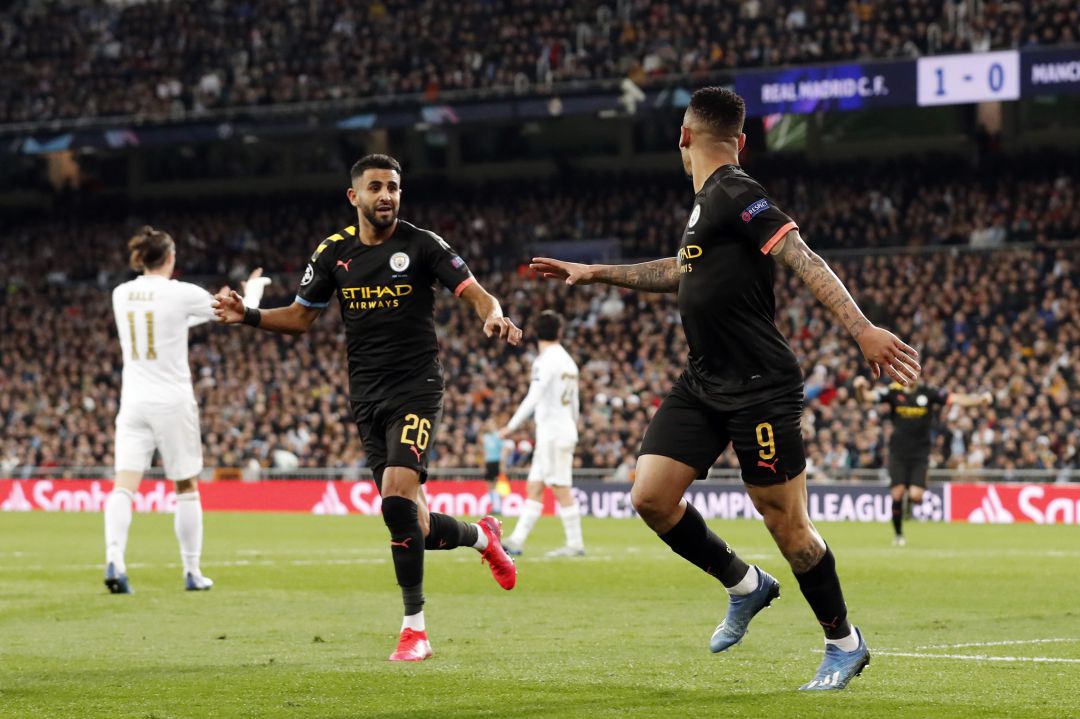 Gabriel Jesus celebra el gol Gabriel Jesus celebra el gol