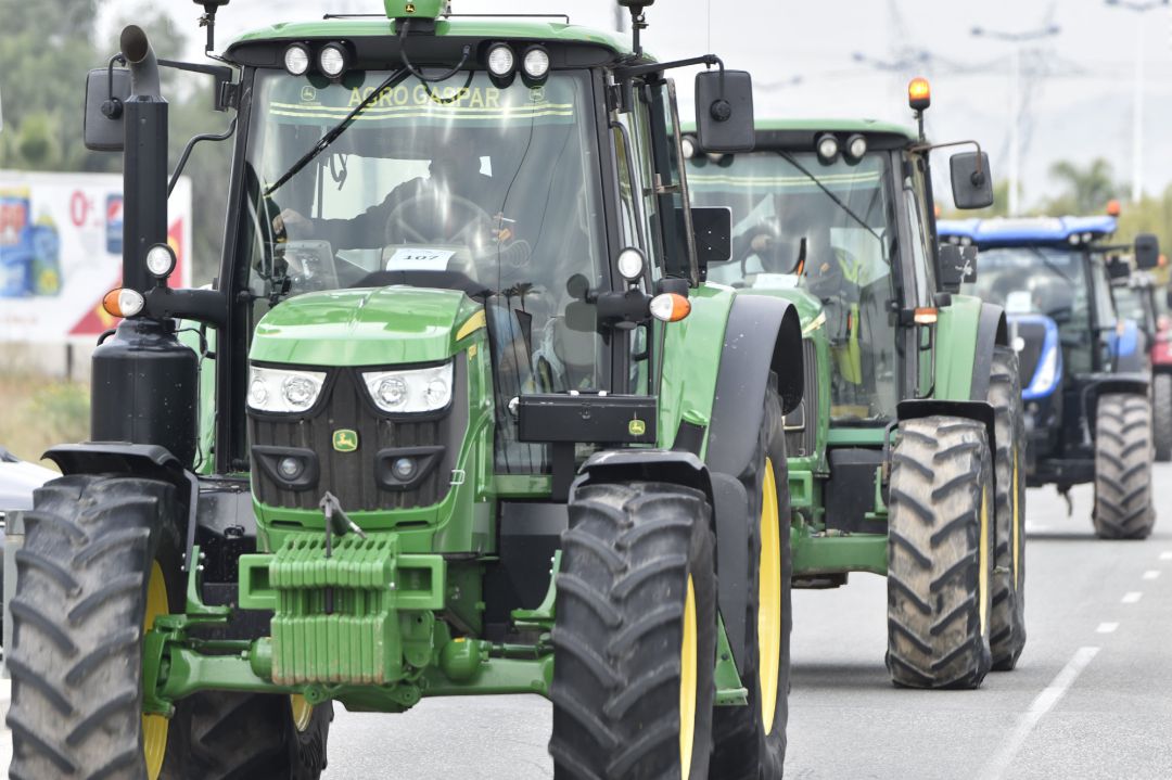 Foto de archivo tractorada Foto de archivo tractorada