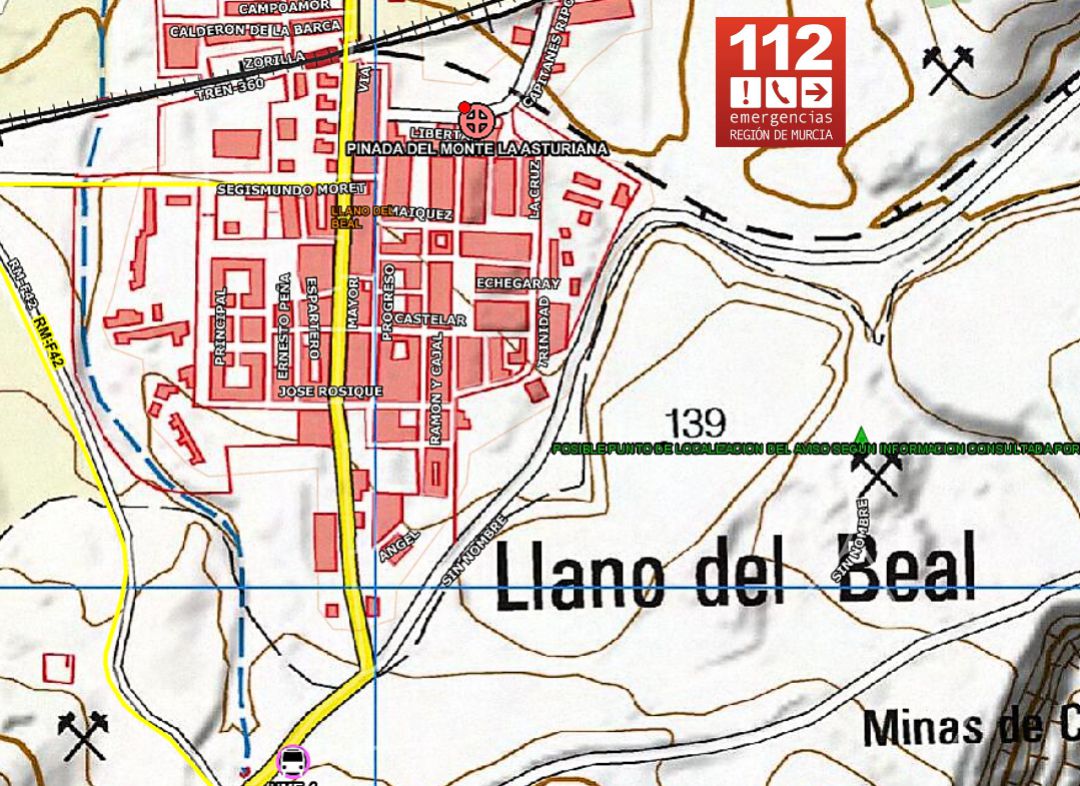 Lugar donde ha ocurrido el accidente Lugar donde ha ocurrido el accidente