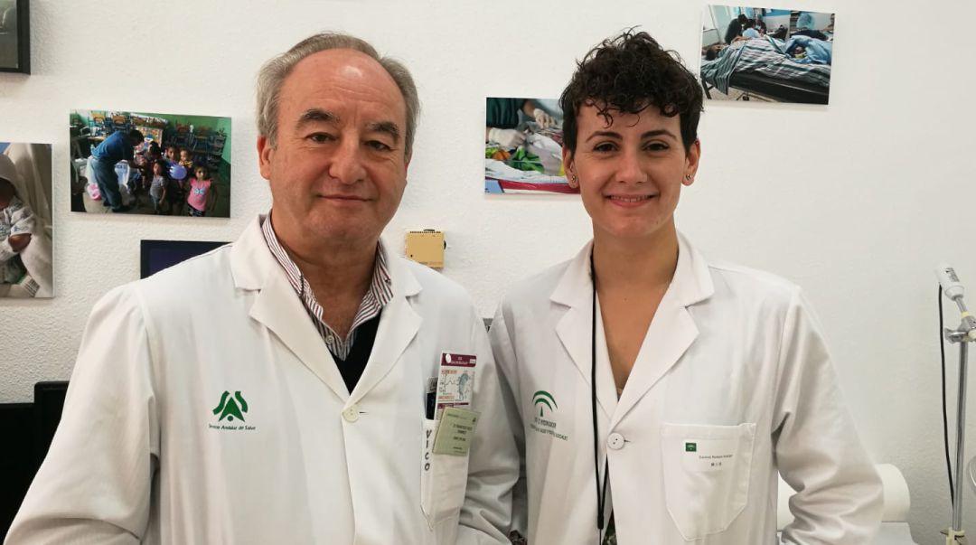 Los médicos Francisco Vico y Carmen Romero. Los médicos Francisco Vico y Carmen Romero.