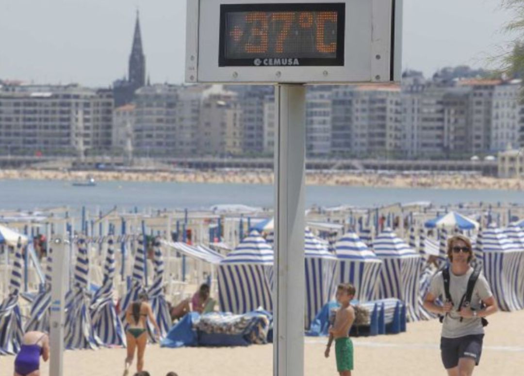Ola de calor en Donostia Ola de calor en Donostia