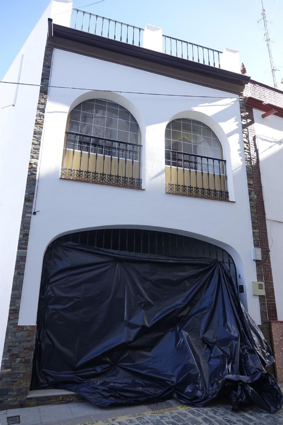 Domicilio de la mujer asesinada en Aznalcóllar Domicilio de la mujer asesinada en Aznalcóllar