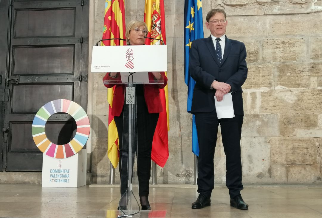 Ana Barceló (consellera de sanitat) y Ximo Puig (president de la Generalitat) Ana Barceló (consellera de sanitat) y Ximo Puig (president de la Generalitat)