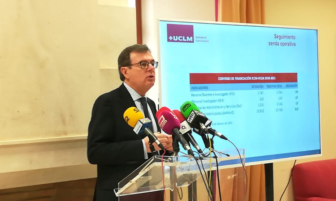 Miguel Ángel Collado, Rector de la UCLM hace balance de gestión Miguel Ángel Collado, Rector de la UCLM hace balance de gestión
