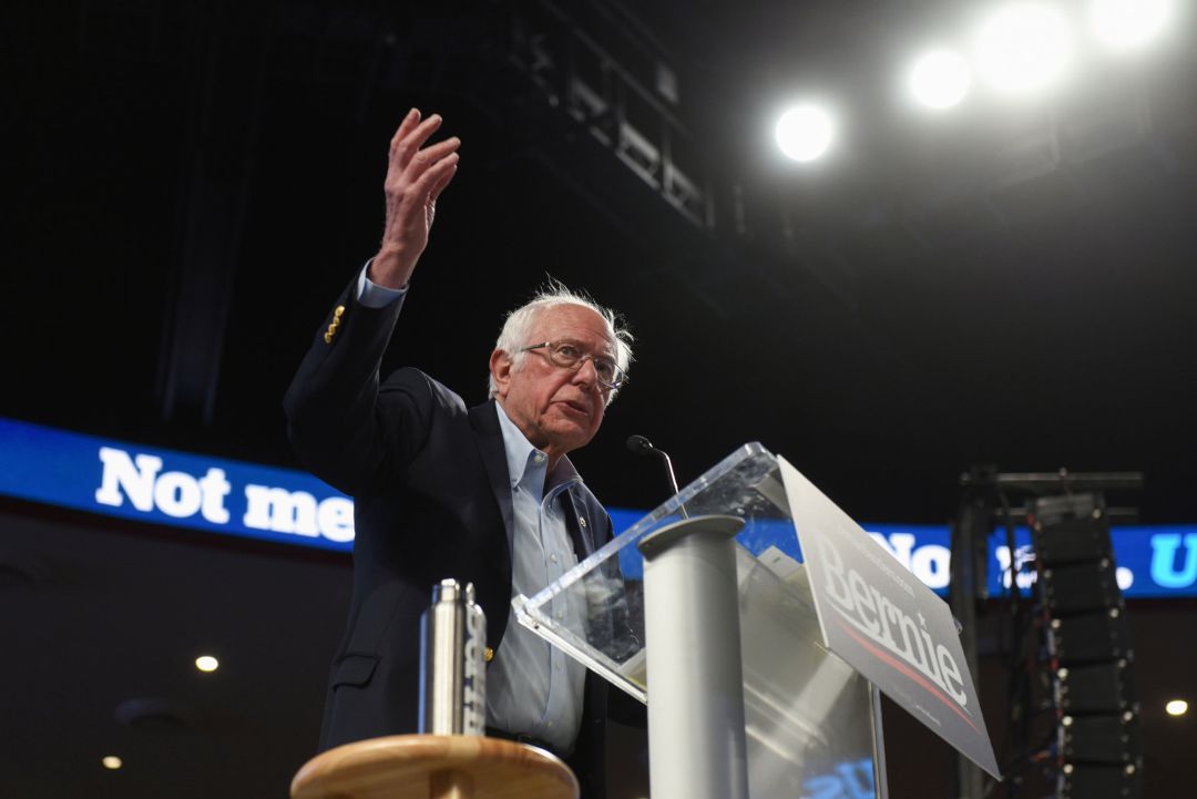 Bernie Sanders en un mitin en Texas el pasado 23 de febrero Bernie Sanders en un mitin en Texas el pasado 23 de febrero