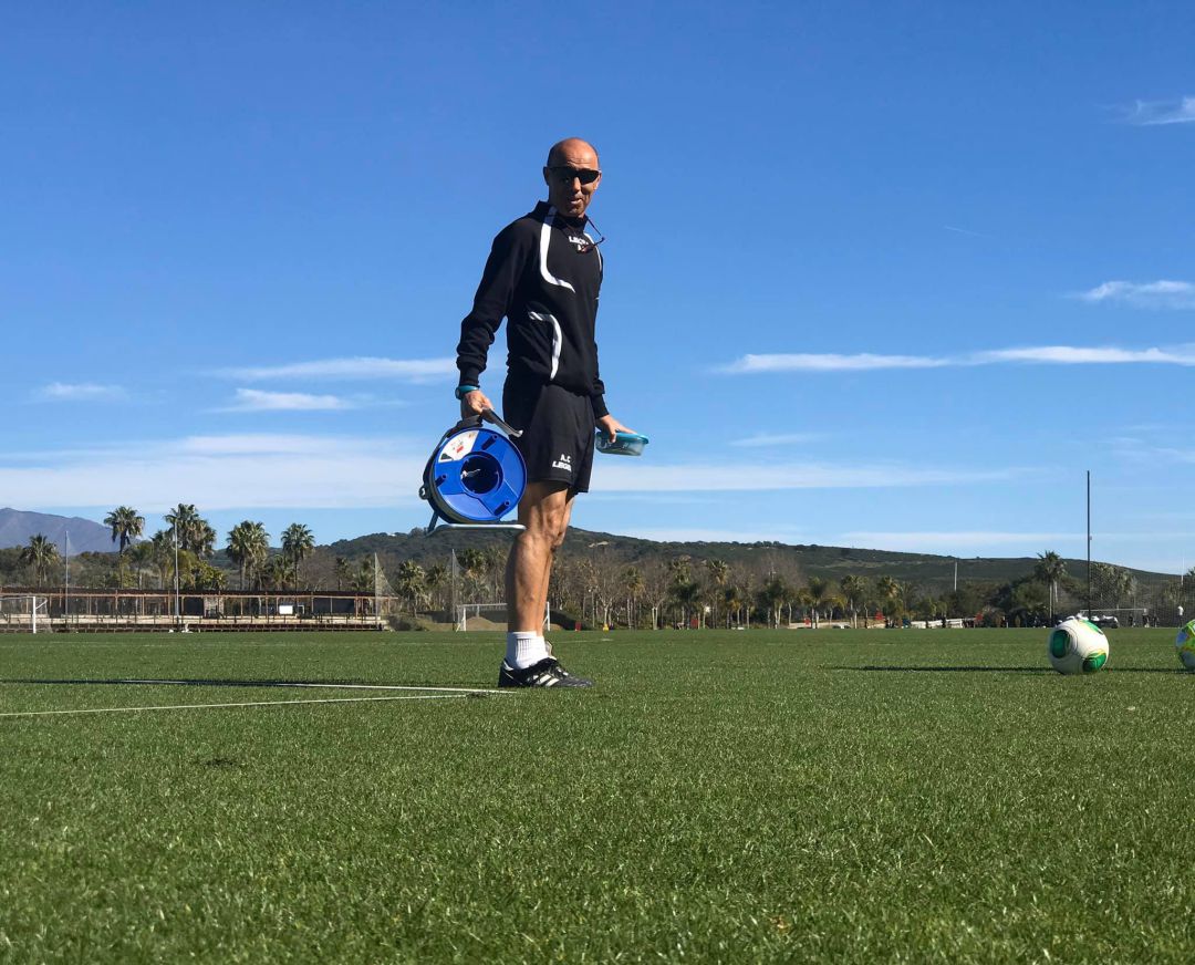 Un momento de un entreno. Un momento de un entreno.