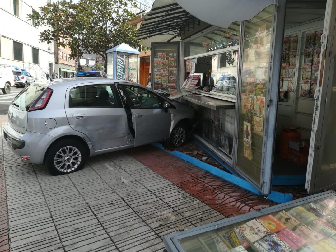 Un anciano, que iba de acompañante, resultó herido Un anciano, que iba de acompañante, resultó herido