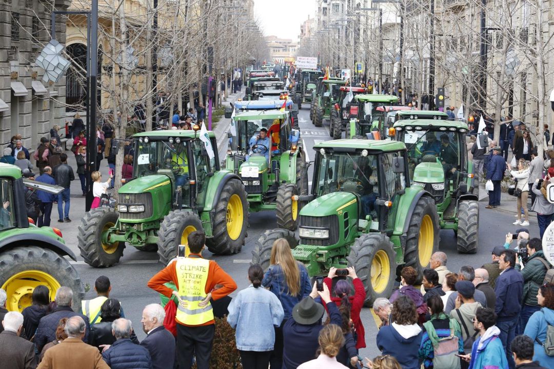 Tractorada celebrada en Granada Tractorada celebrada en Granada