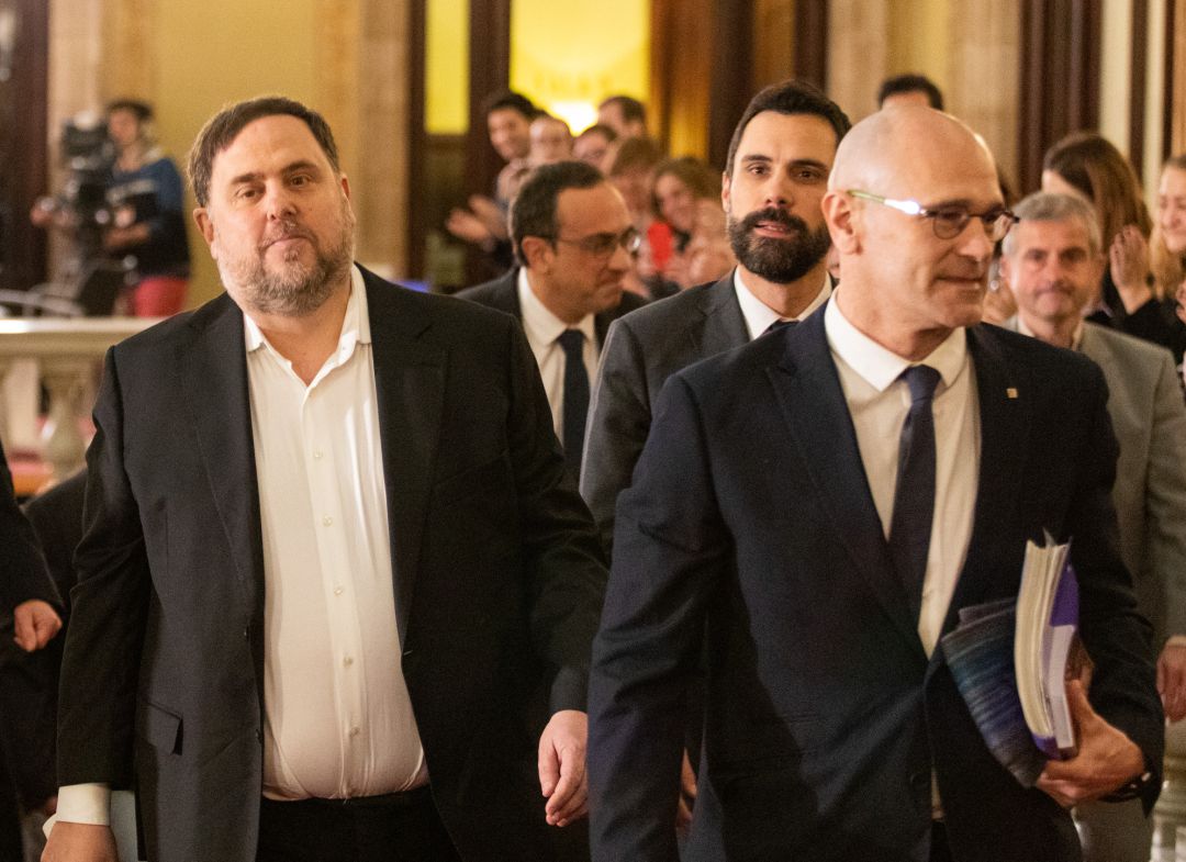 Oriol Junqueras y Oriol Romeva Oriol Junqueras y Oriol Romeva