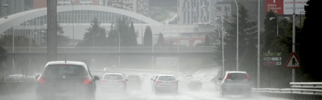 Lluvia en Alfonso Molina, A Coruña Lluvia en Alfonso Molina, A Coruña