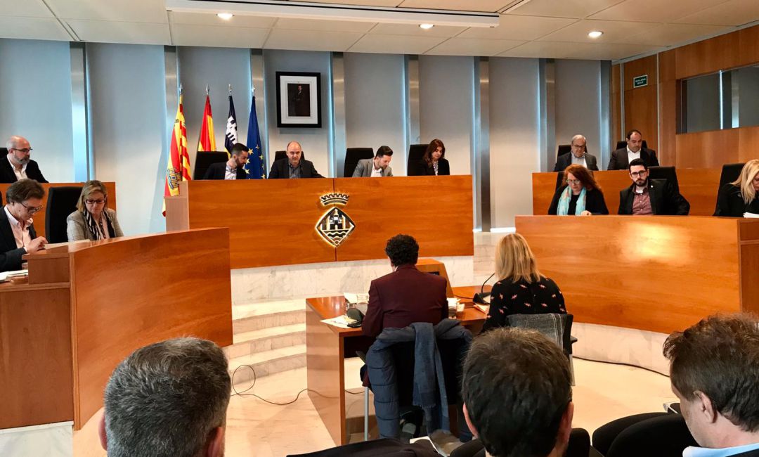 Imagen del pleno del Consell Insular Imagen del pleno del Consell Insular