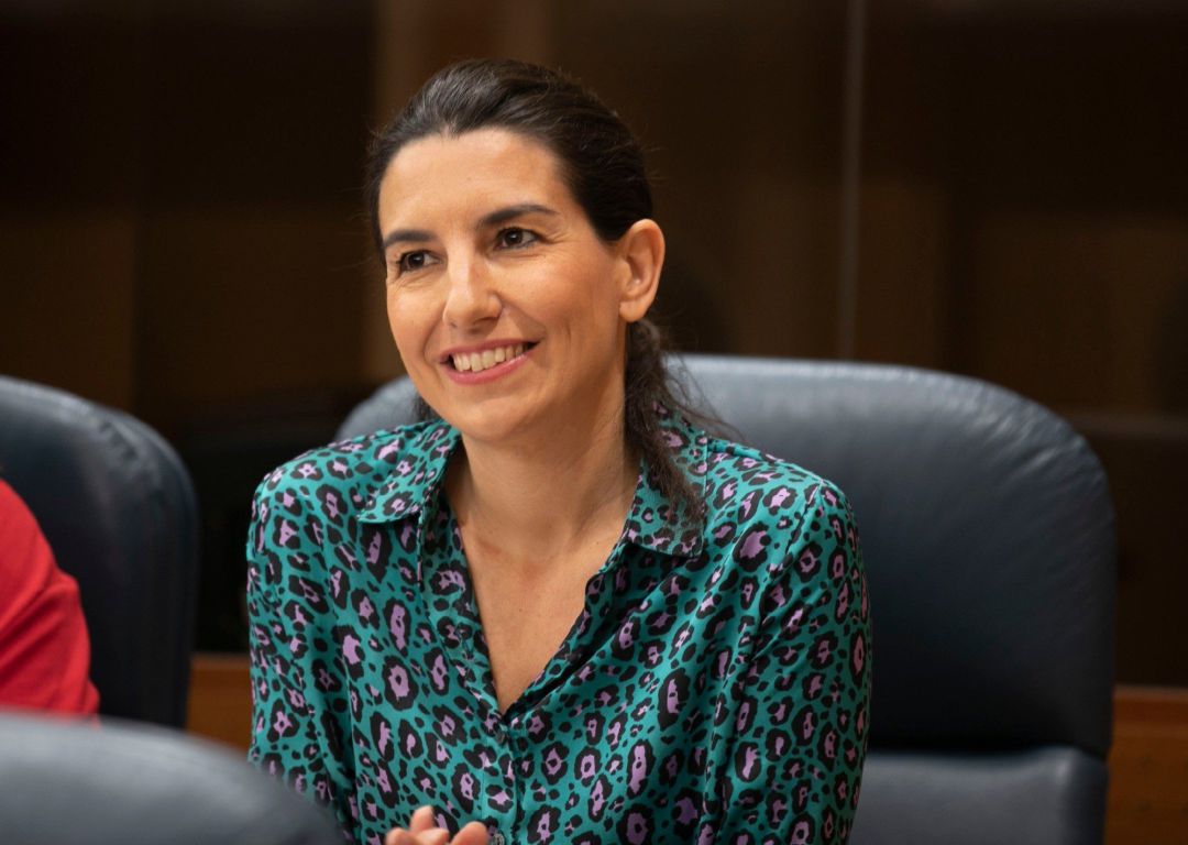Rocío Monasterio en el Pleno de la Asamblea Rocío Monasterio en el Pleno de la Asamblea