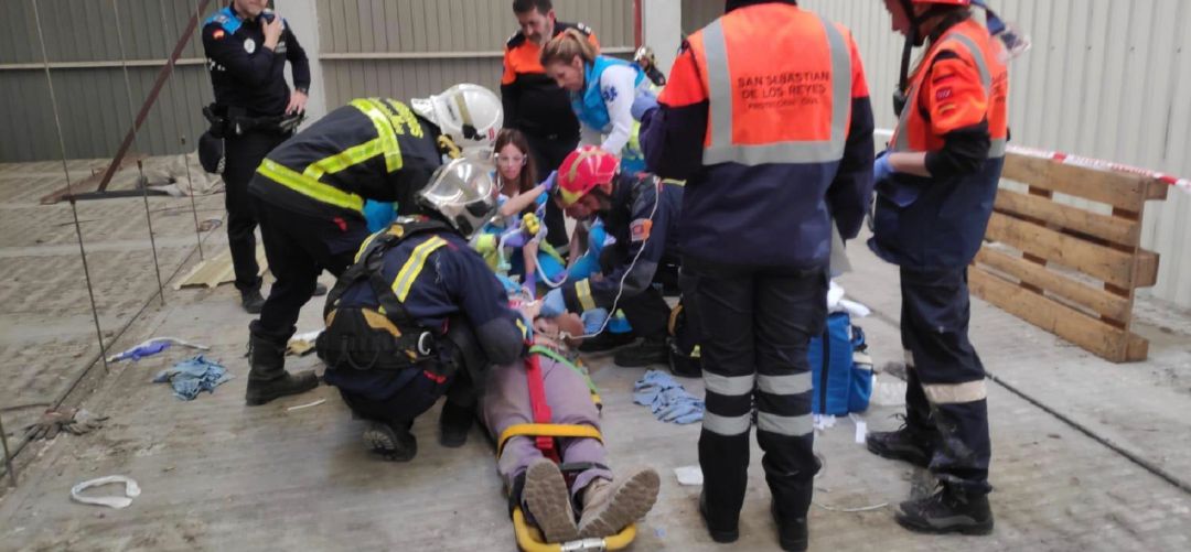 Accidente laboral en una nave frigorífica en Alcobendas Accidente laboral en una nave frigorífica en Alcobendas