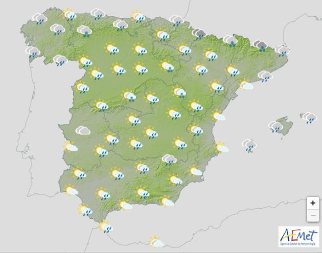 El lunes llega lo peor del frente de lluvia y viento. El lunes llega lo peor del frente de lluvia y viento.