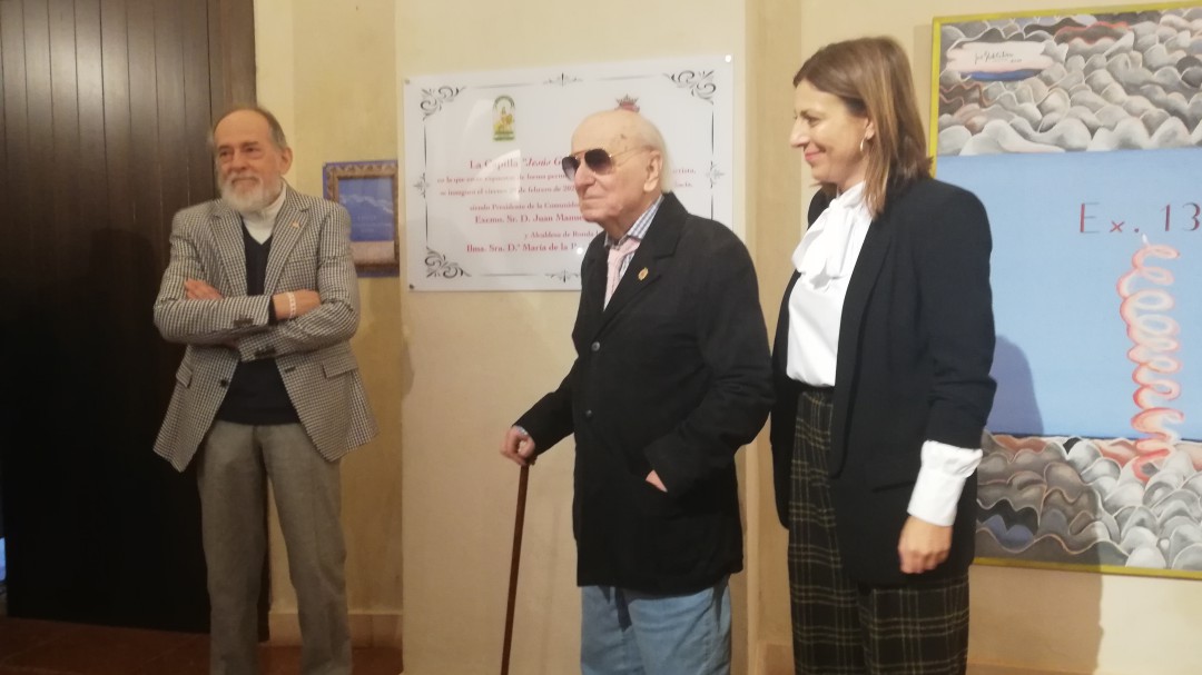 Inauguran la exposición de Jesús González de la Torre