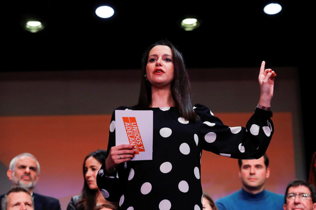 La portavoz parlamentaria de Ciudadanos, Inés Arrimadas. La portavoz parlamentaria de Ciudadanos, Inés Arrimadas.