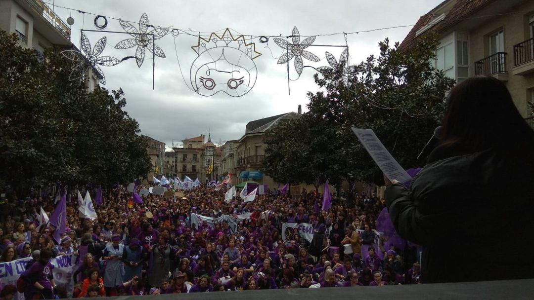 Imagen de la multitudinaria manifestación en Verín Imagen de la multitudinaria manifestación en Verín