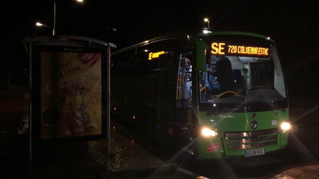 Los alcaldes de la M-607 califican de insuficientes los autobuses lanzadera hasta Cercanías Colmenar