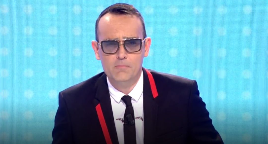 Risto Mejide durante la emisión de su programa este lunes Risto Mejide durante la emisión de su programa este lunes